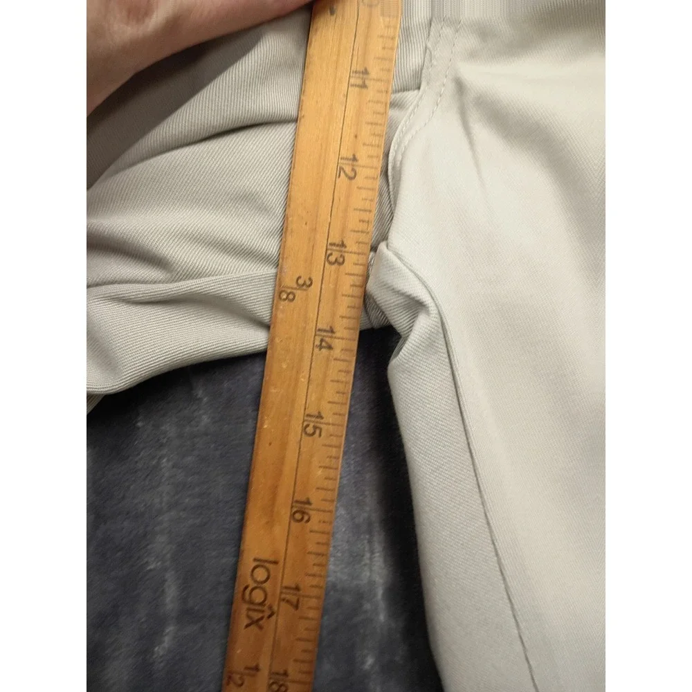Lee‎ Mens Double Pleat Relaxed Fit Wrinkle Free Khaki Trousers 38x32